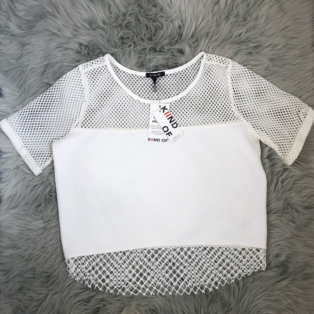 Kiind Of ‘Taylor’ Mesh Top